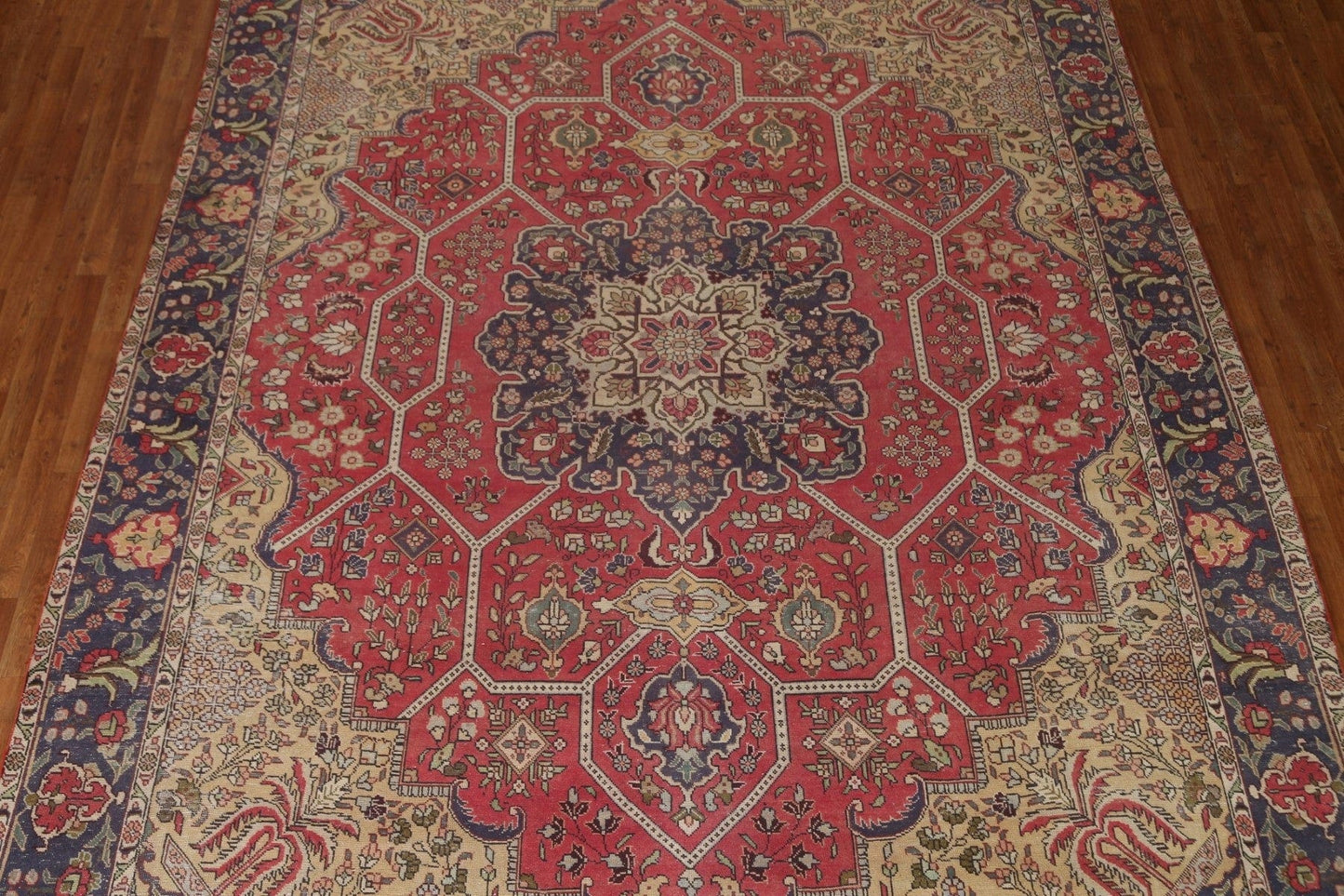 Geometric Tabriz Persian Area Rug 10x13