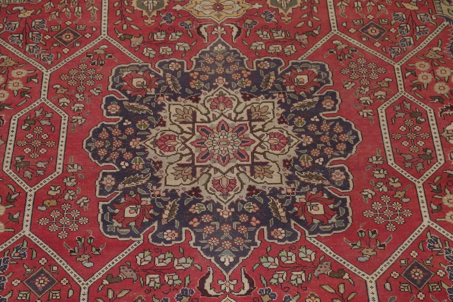 Geometric Tabriz Persian Area Rug 10x13