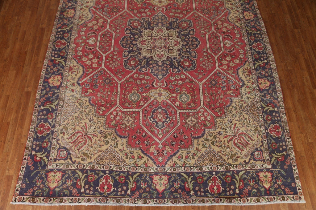 Geometric Tabriz Persian Area Rug 10x13