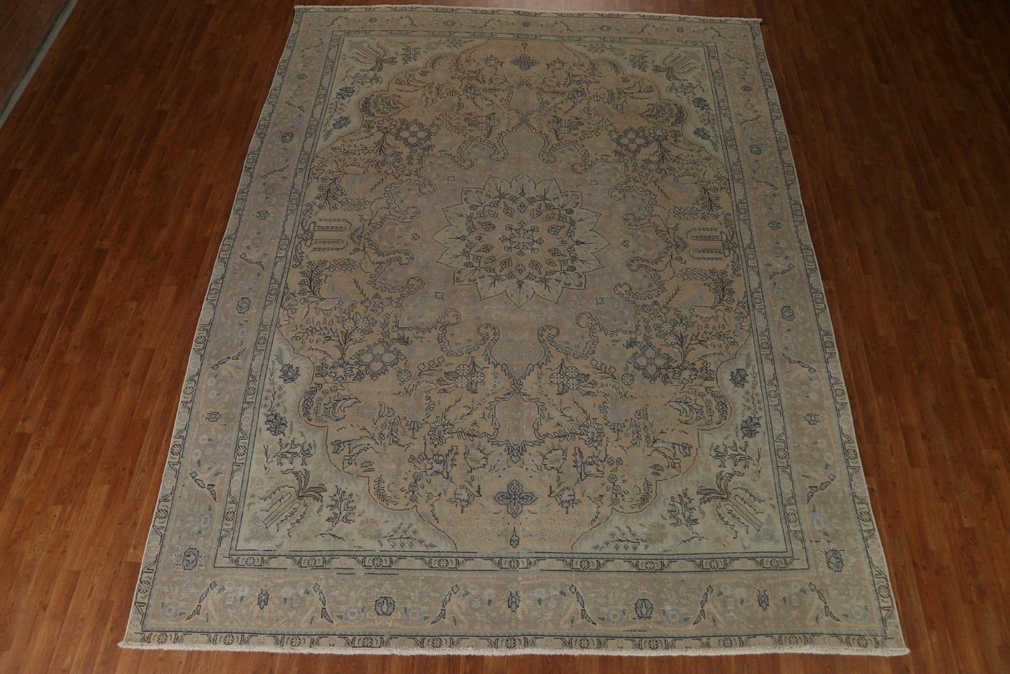 Distressed Tabriz Persian Area Rug 10x12