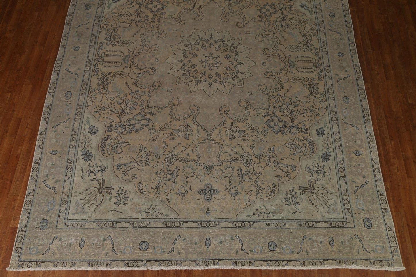 Distressed Tabriz Persian Area Rug 10x12