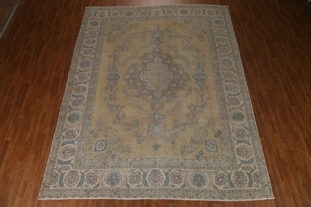 Vintage Tabriz Persian Area Rug 10x12