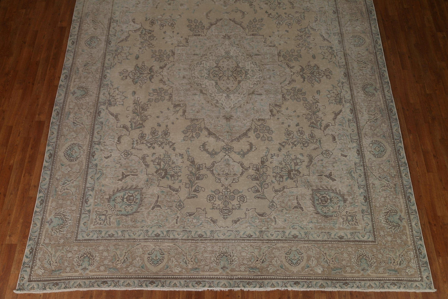 Distressed Tabriz Persian Area Rug 10x12