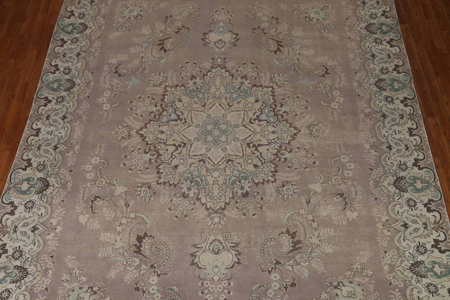 Vintage Wool Tabriz Persian Area Rug 10x12