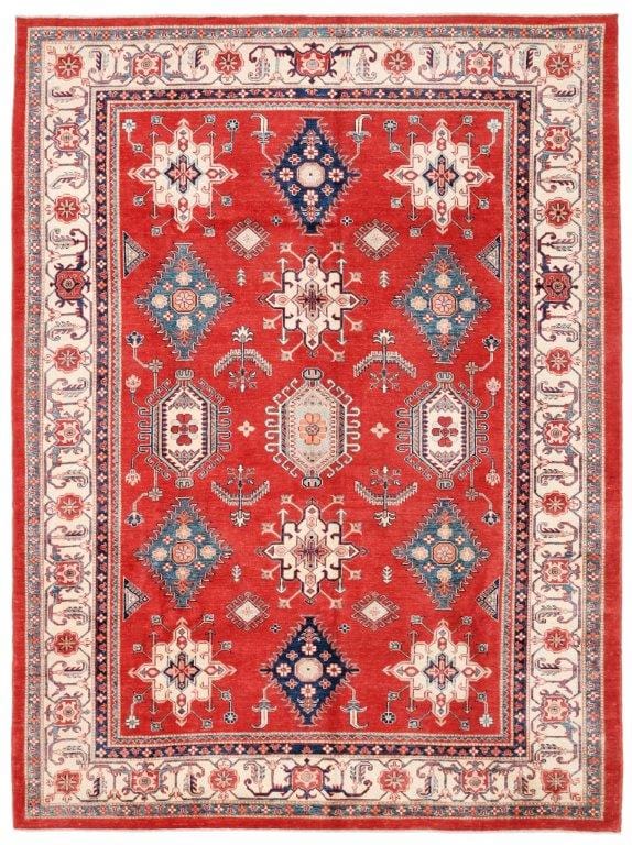 Kazak Collection Wool Area Rug- 8'11" X 11'11"