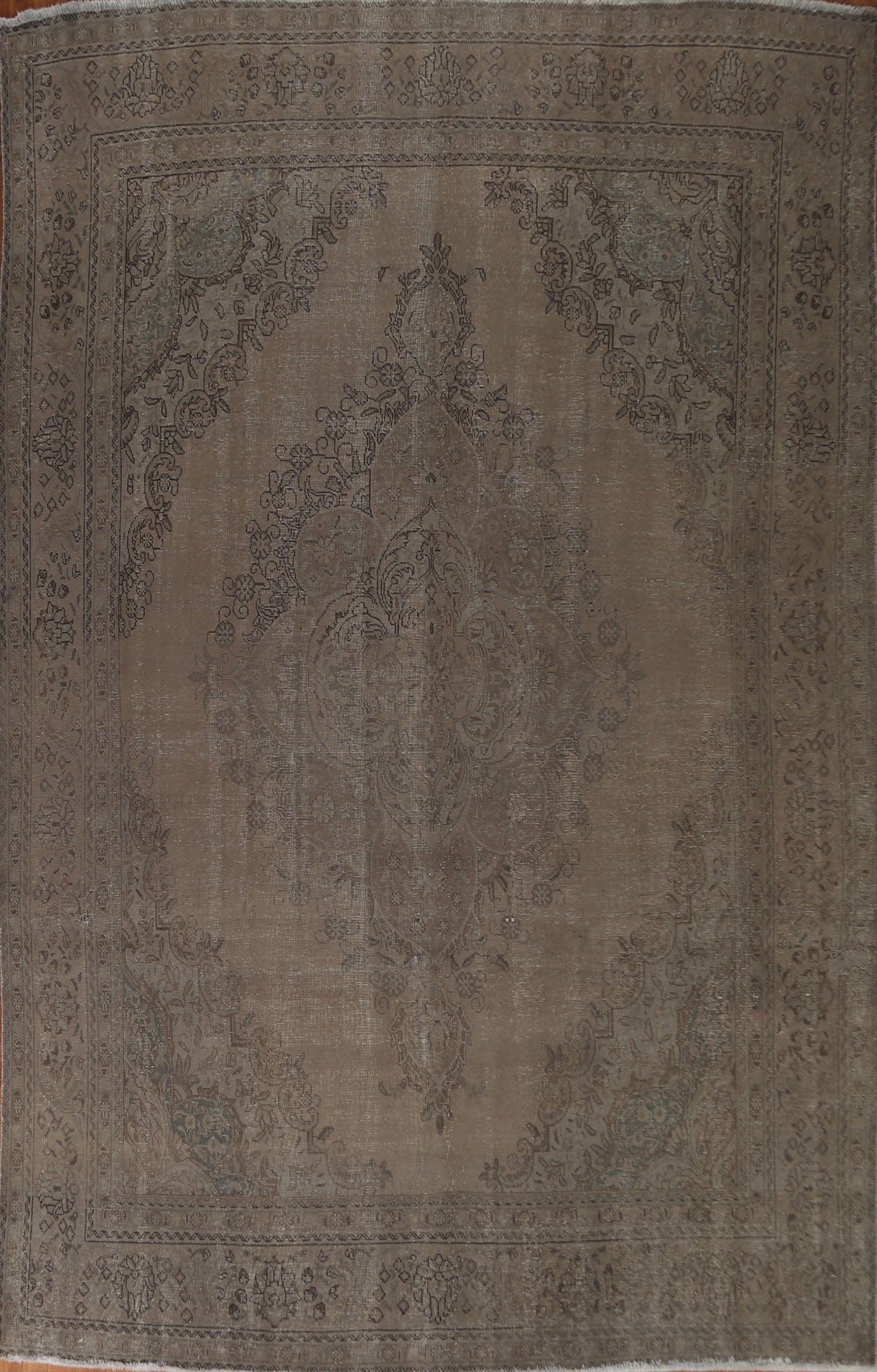 Distressed Tabriz Persian Area Rug 9x13