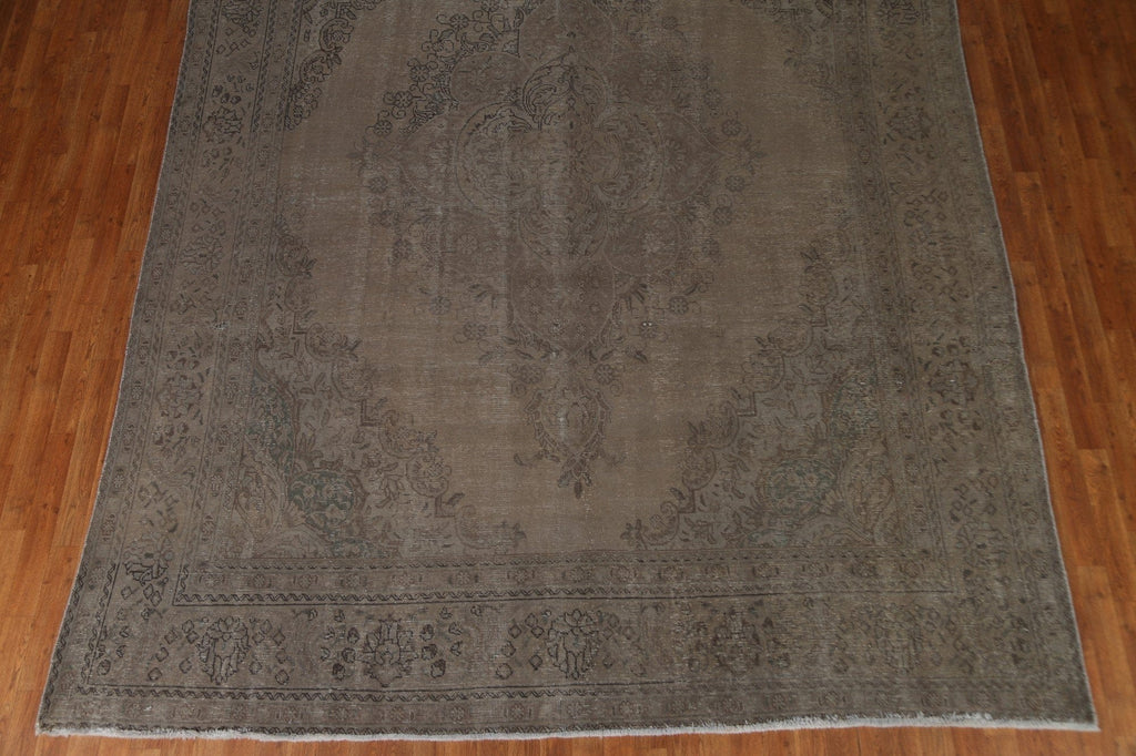 Distressed Tabriz Persian Area Rug 9x13