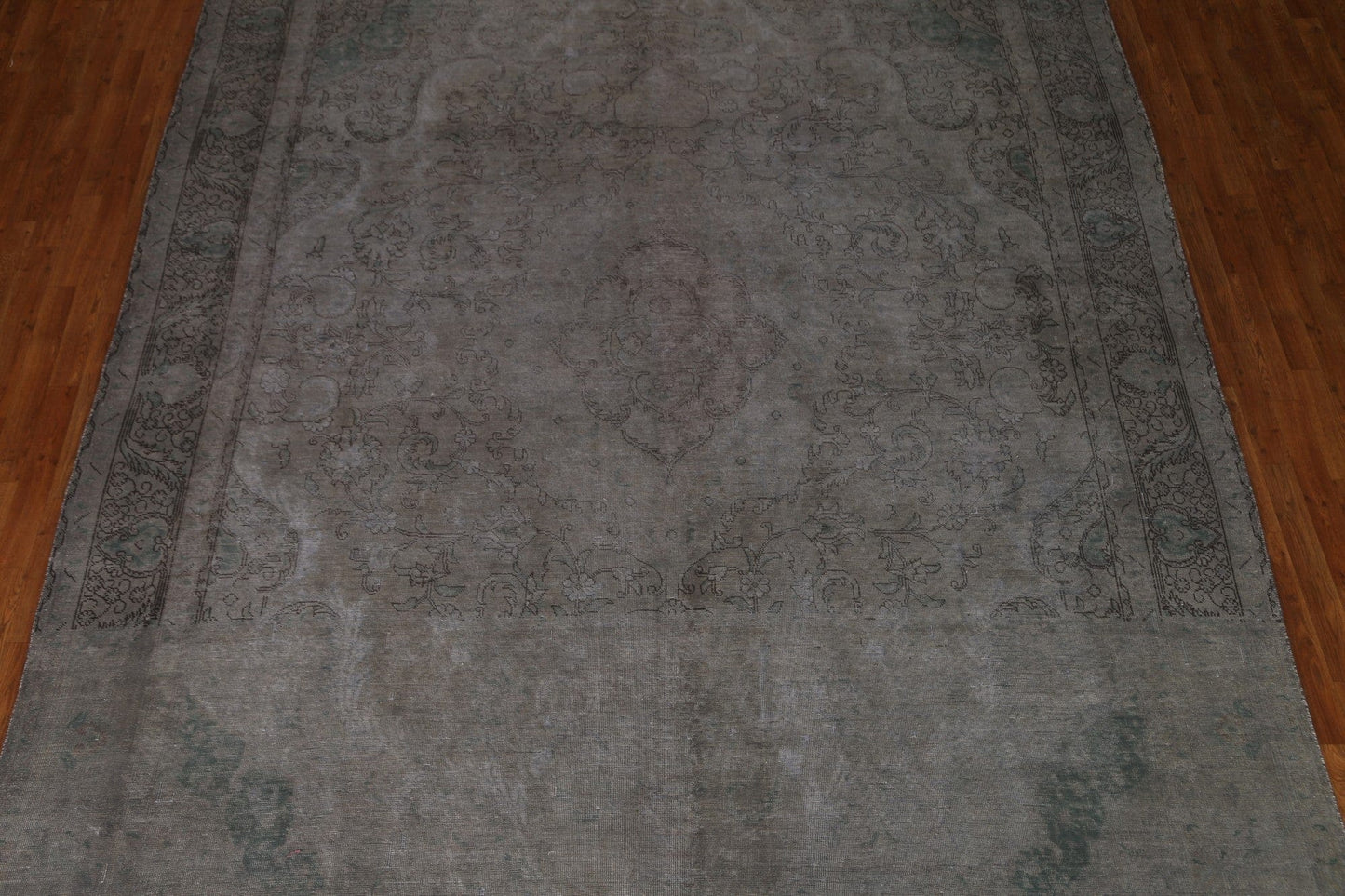 Distressed Over-Dyed Tabriz Persian Area Rug 10x13