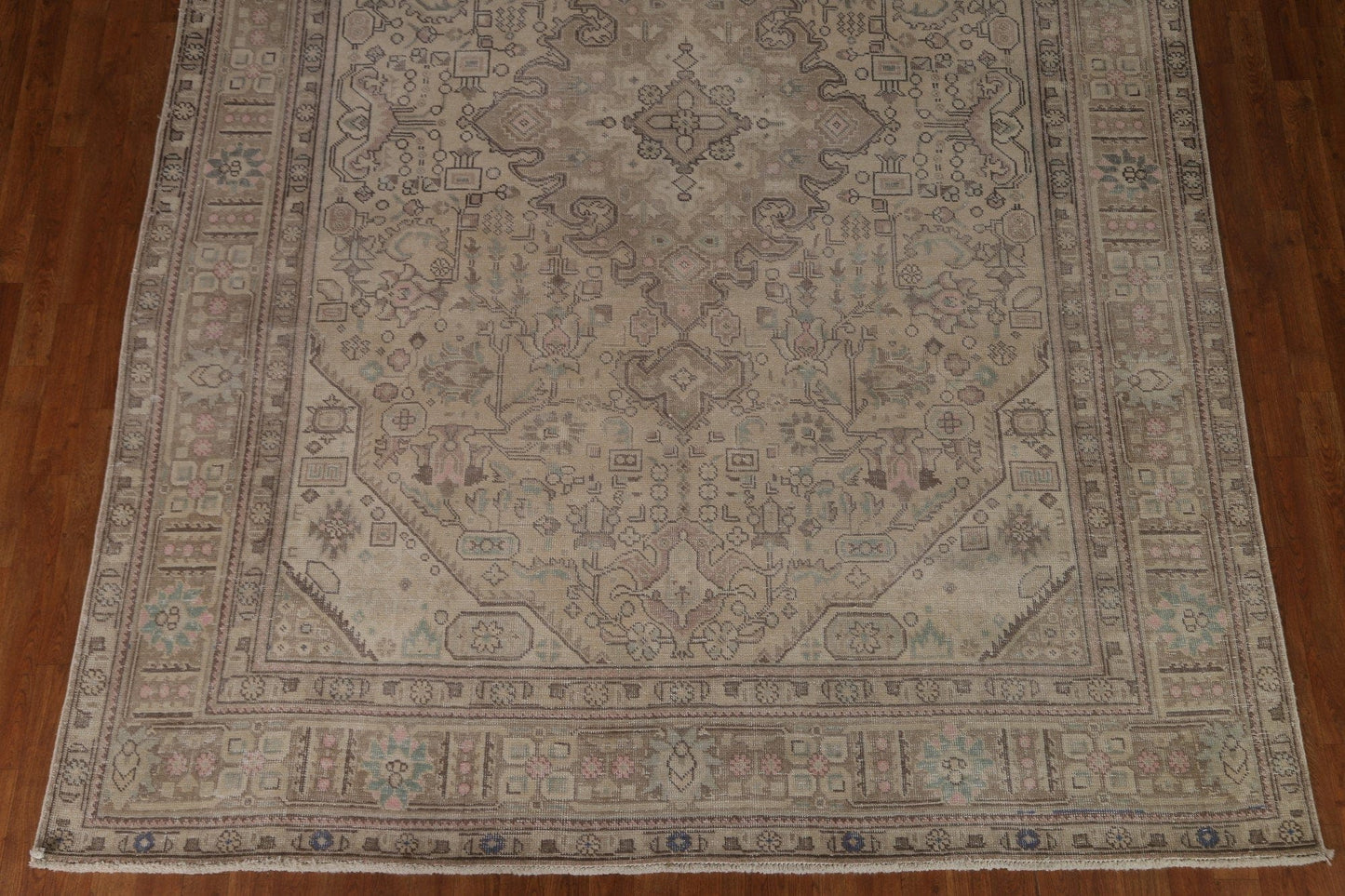 Distressed Tabriz Persian Area Rug 8x11