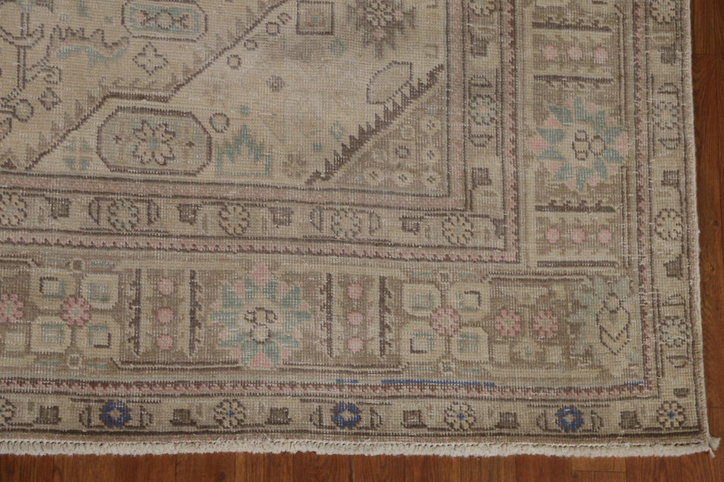 Distressed Tabriz Persian Area Rug 8x11