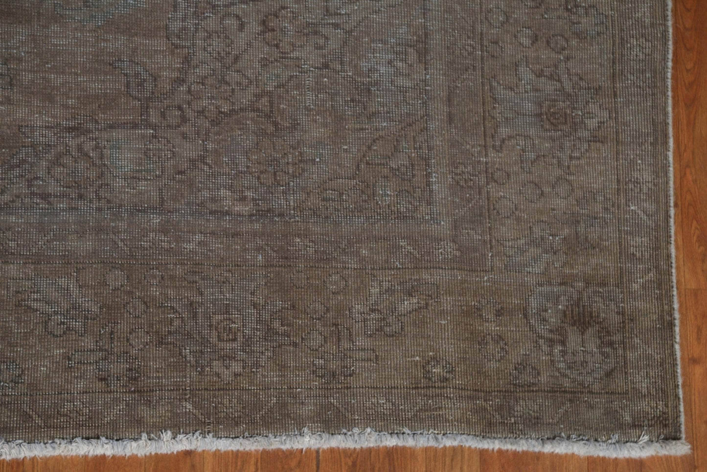 Distressed Over-Dyed Tabriz Persian Area Rug 8x11