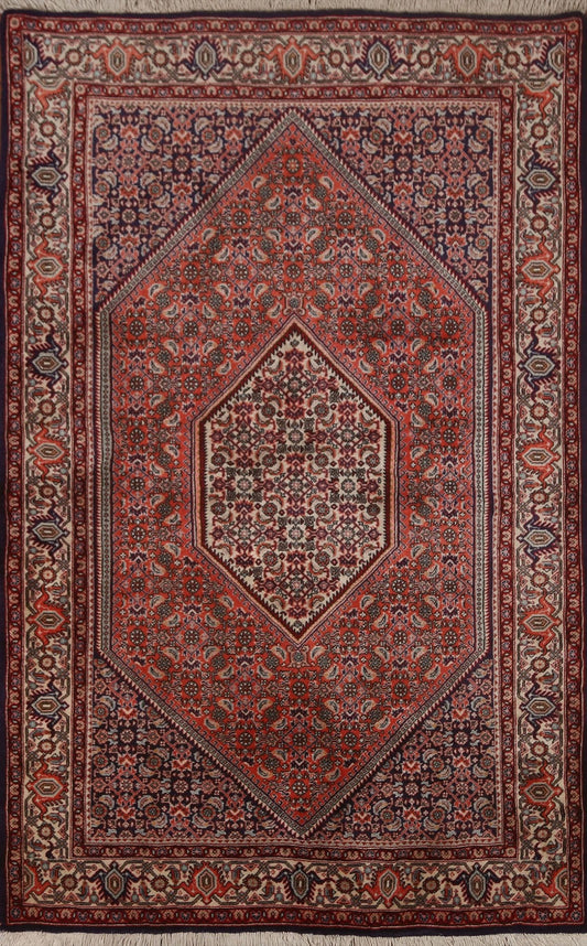 100% Vegetable Dye Bidjar Persian Area Rug 4x6