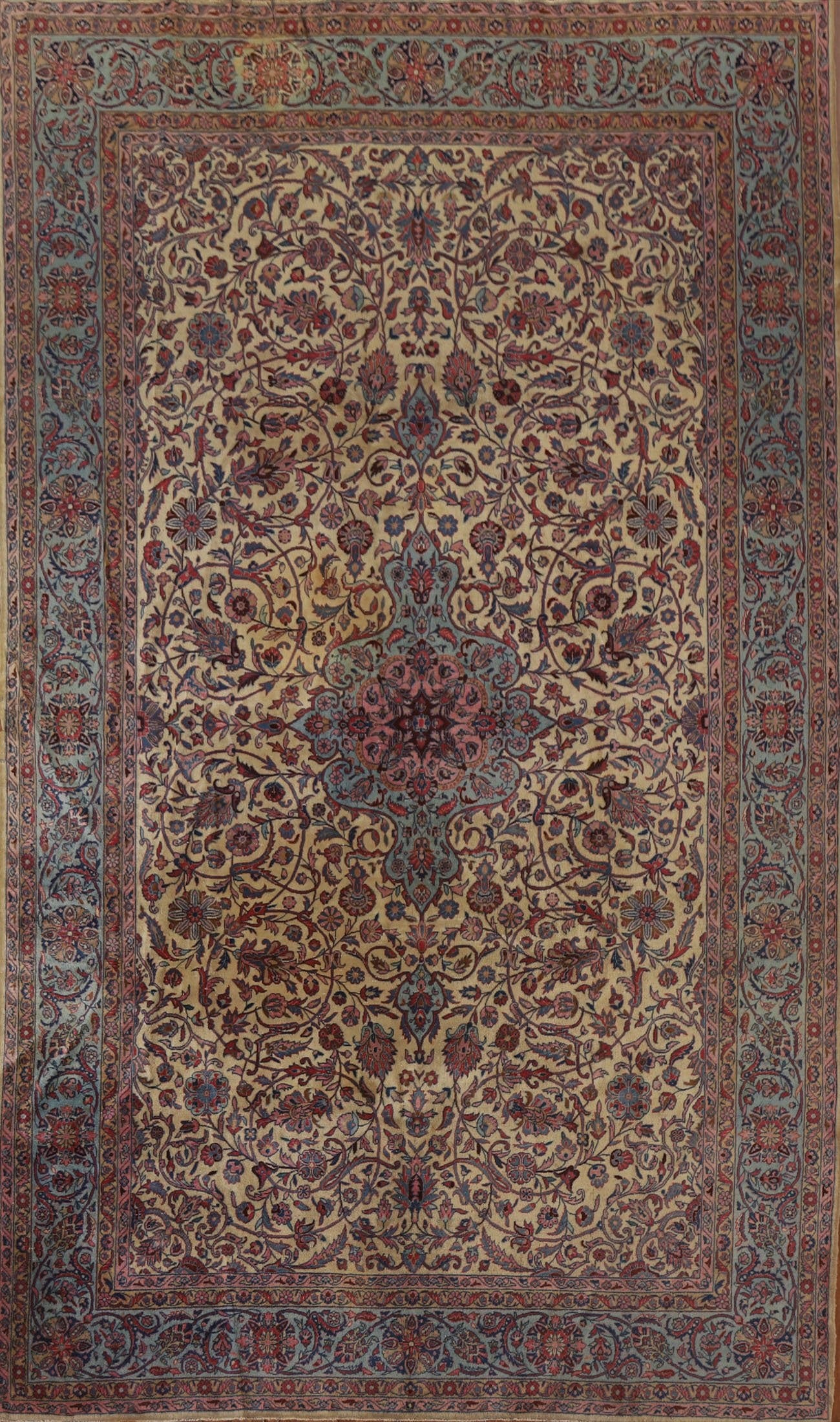 100% Vegetable Dye Antique Tabriz Persian Area Rug 6x10