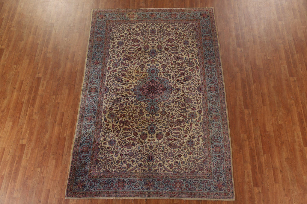 100% Vegetable Dye Antique Tabriz Persian Area Rug 6x10