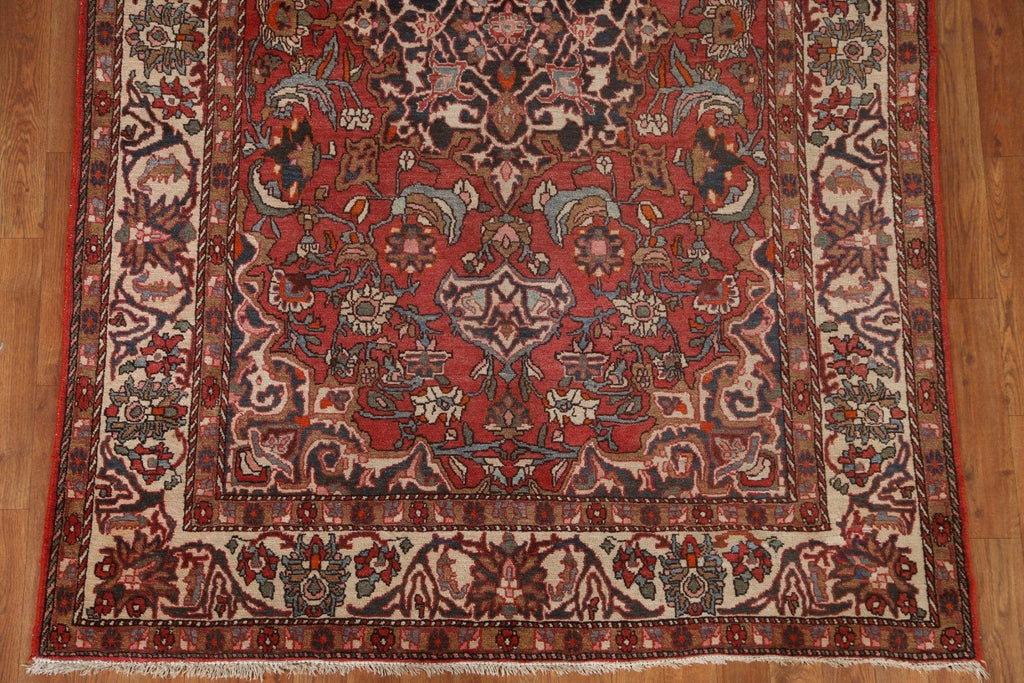 Antique Vegetable Dye Bakhtiari Persian Area Rug 5x7