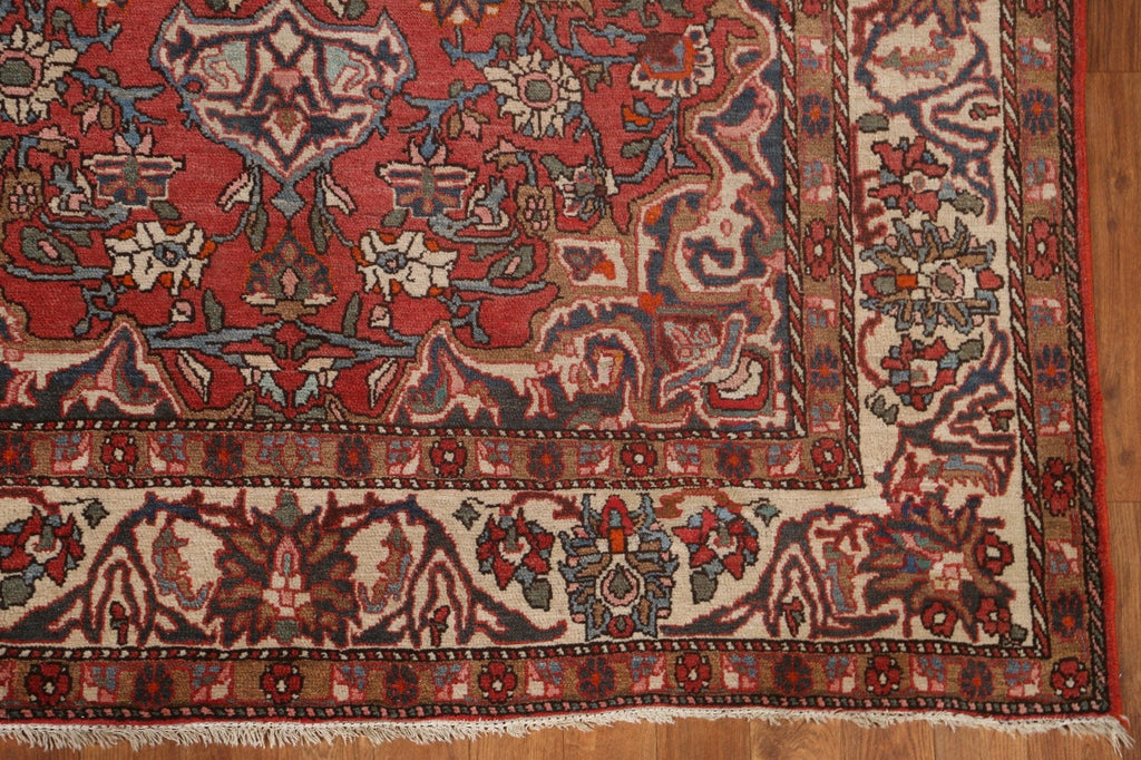 Antique Vegetable Dye Bakhtiari Persian Area Rug 5x7