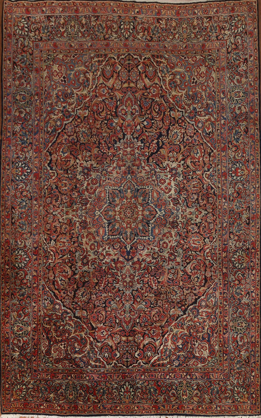 Antique Sarouk Persian Area Rug 9x12