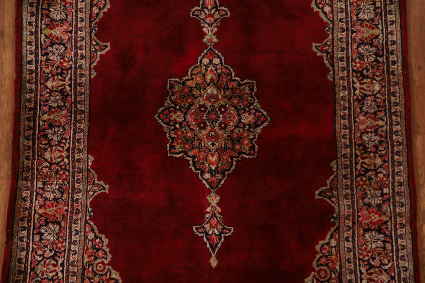 Vintage Red Mahal Persia Area Rug 4x7