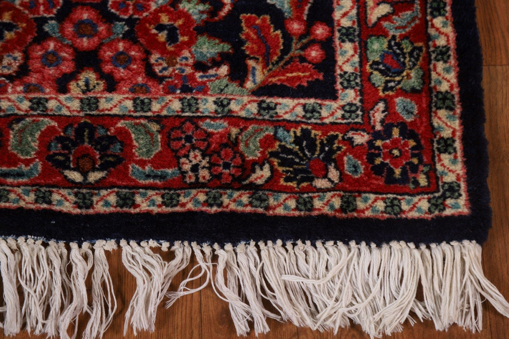 100% Vegetable Dye Sarouk Persian Runner Rug 2x12