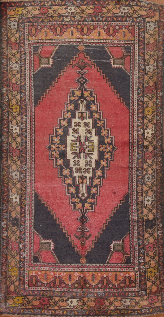 Vintage Anatolian Turkish Area Rug 4x8