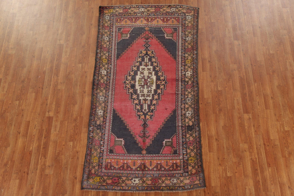 Vintage Anatolian Turkish Area Rug 4x8