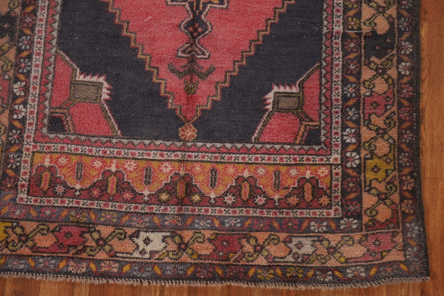 Vintage Anatolian Turkish Area Rug 4x8