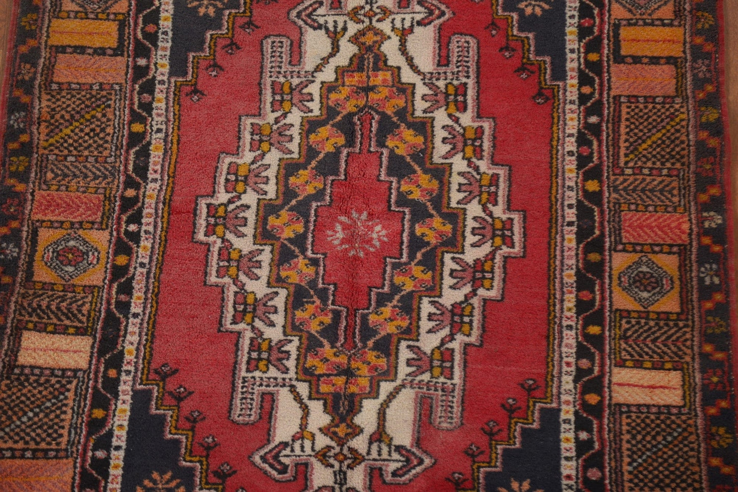 Geometric Anatolian Turkish Area Rug 5x8