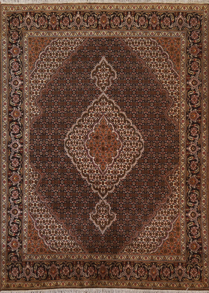 100% Vegetable Dye Tabriz Persian Area Rug 5x7