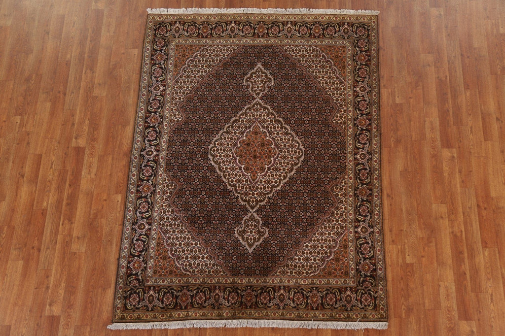 100% Vegetable Dye Tabriz Persian Area Rug 5x7