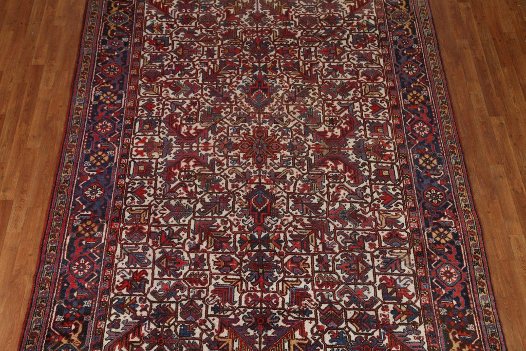 Vintage Heriz Persian Area Rug 8x11