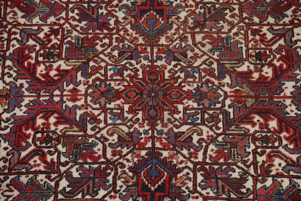 Vintage Heriz Persian Area Rug 8x11