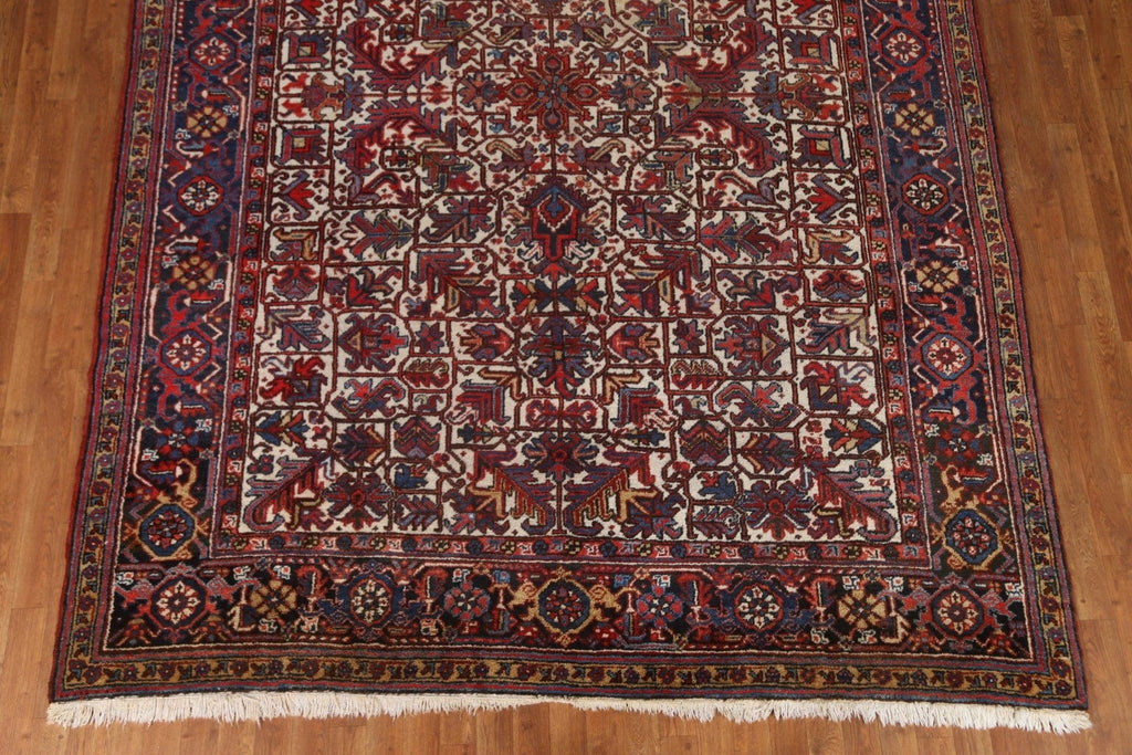 Vintage Heriz Persian Area Rug 8x11