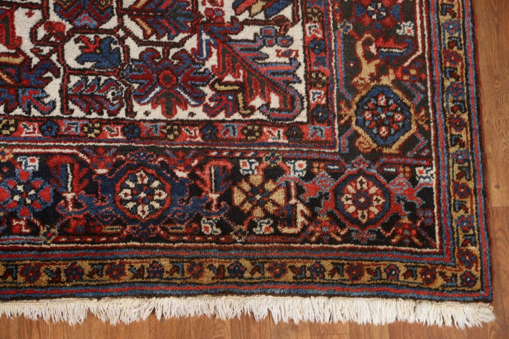 Vintage Heriz Persian Area Rug 8x11