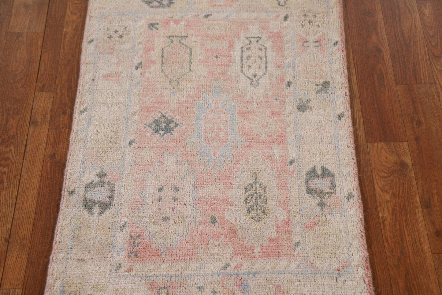 100% Vegetable Dye Oushak Turkish Rug 2x3