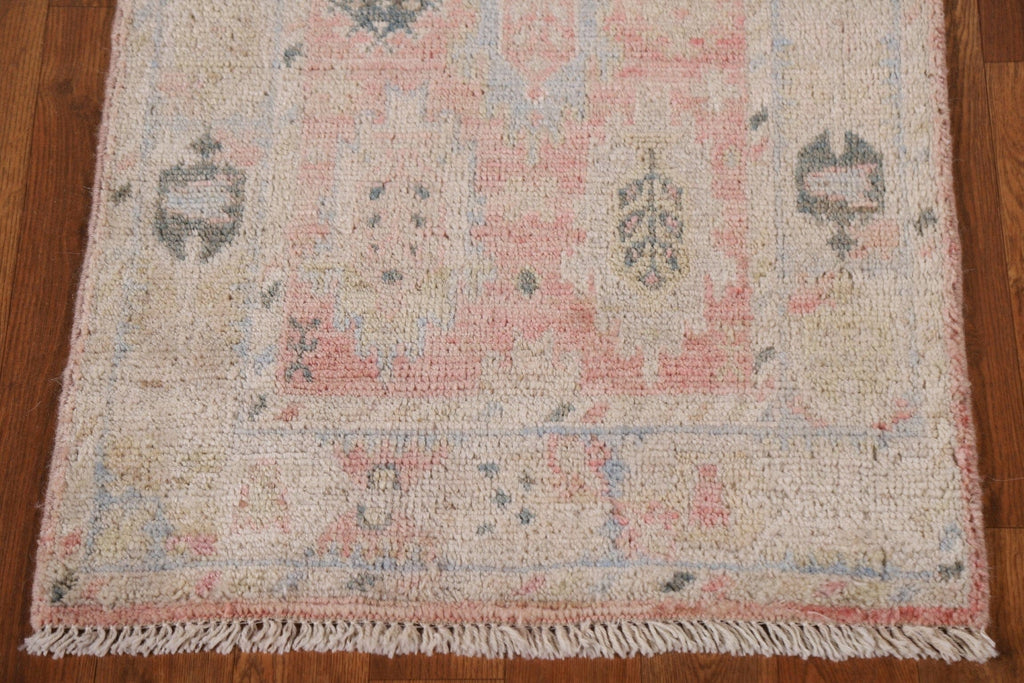 100% Vegetable Dye Oushak Turkish Rug 2x3