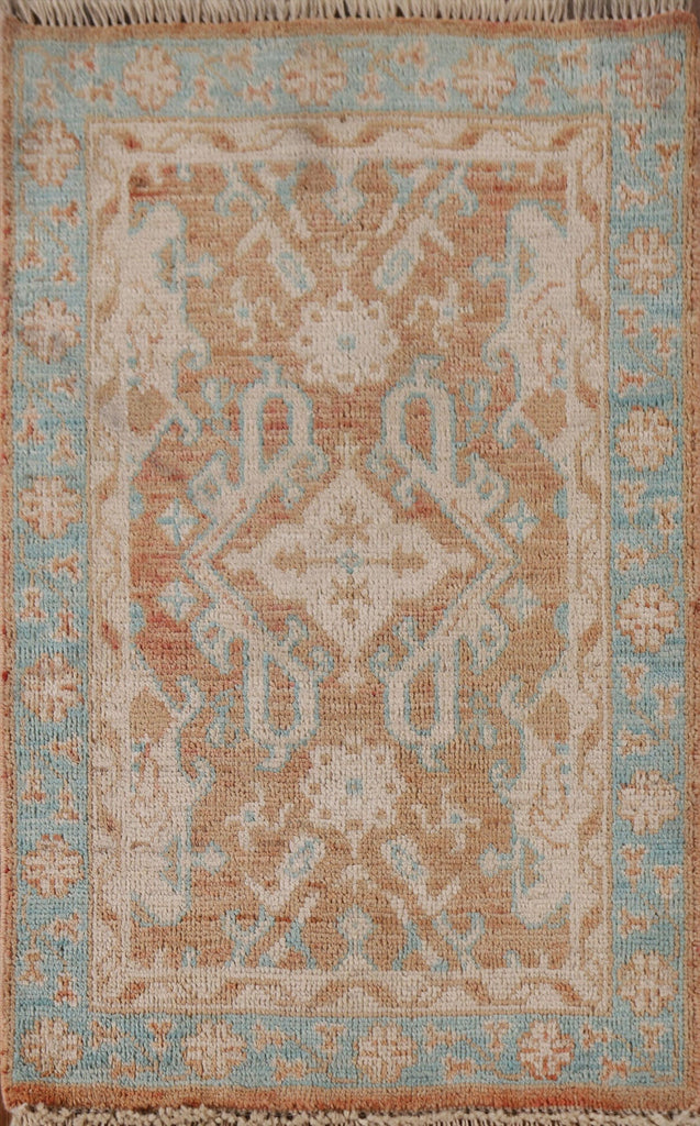 100% Vegetable Dye Oushak Turkish Rug 2x3