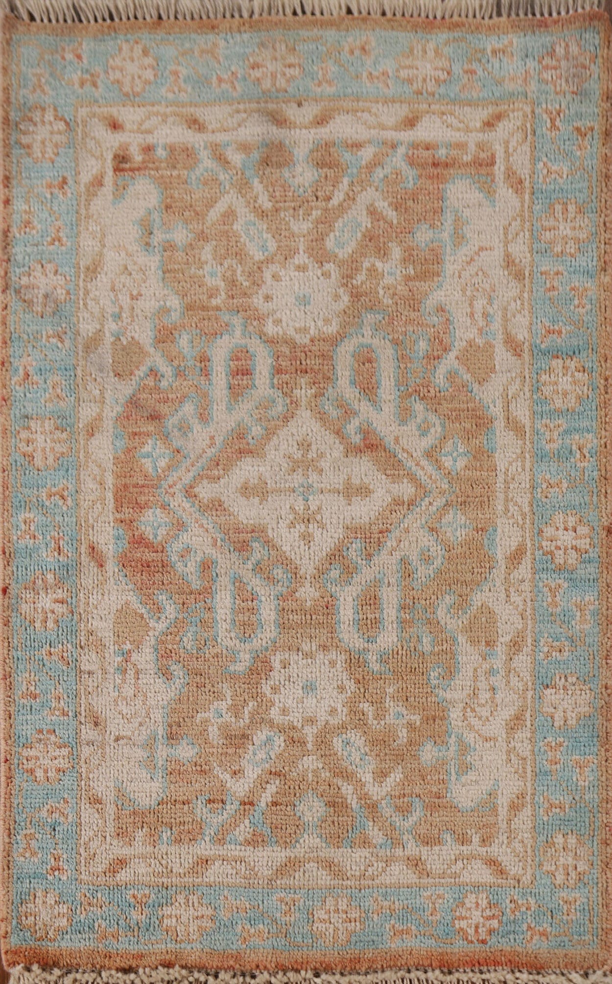 100% Vegetable Dye Oushak Turkish Rug 2x3