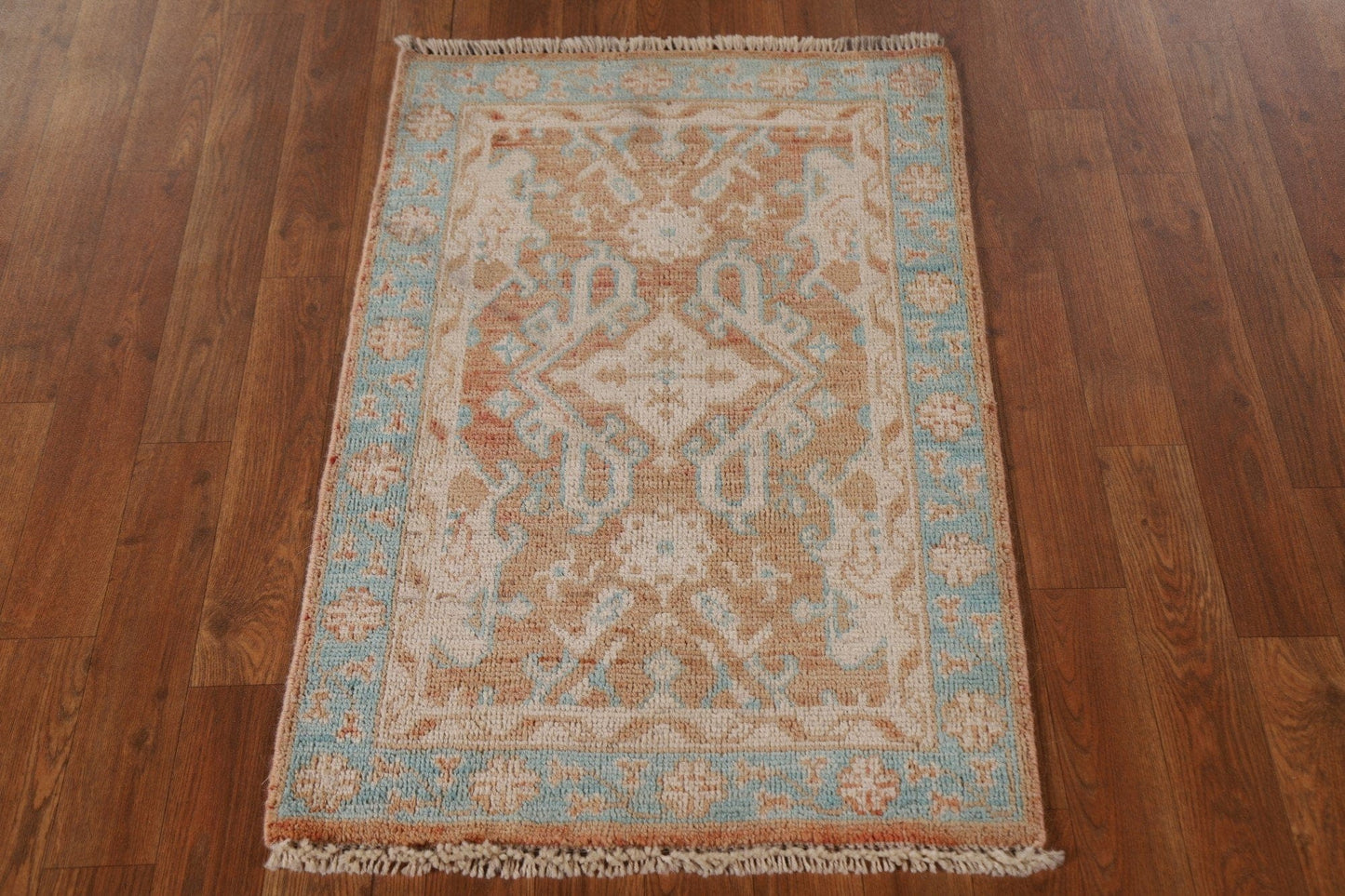 100% Vegetable Dye Oushak Turkish Rug 2x3