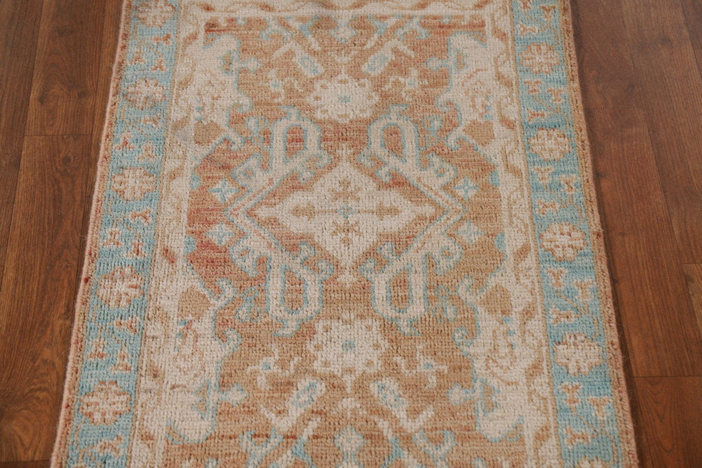 100% Vegetable Dye Oushak Turkish Rug 2x3