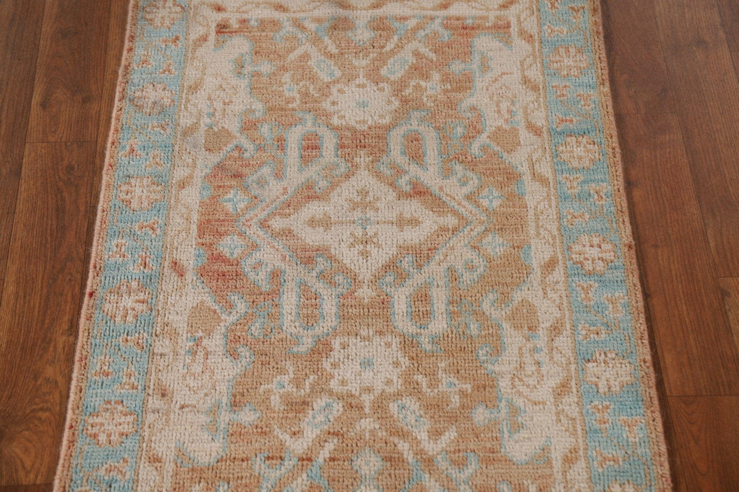 100% Vegetable Dye Oushak Turkish Rug 2x3