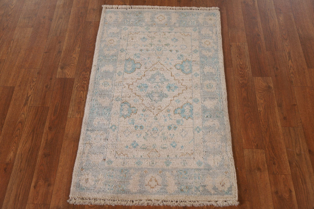 100% Vegetable Dye Oushak Turkish Rug 2x3