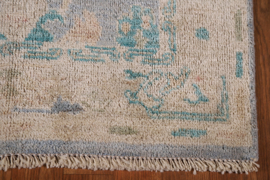 100% Vegetable Dye Oushak Turkish Area Rug 3x4