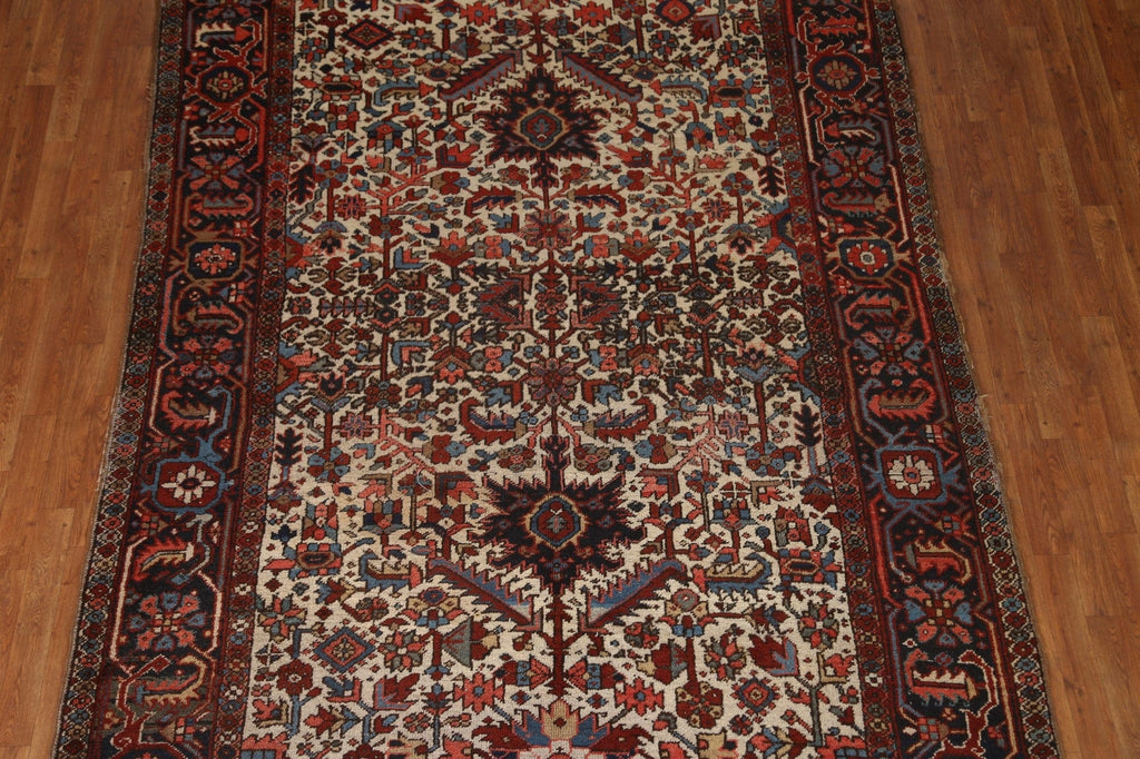 100% Vegetable Dye Heriz Persian Area Rug 7x10