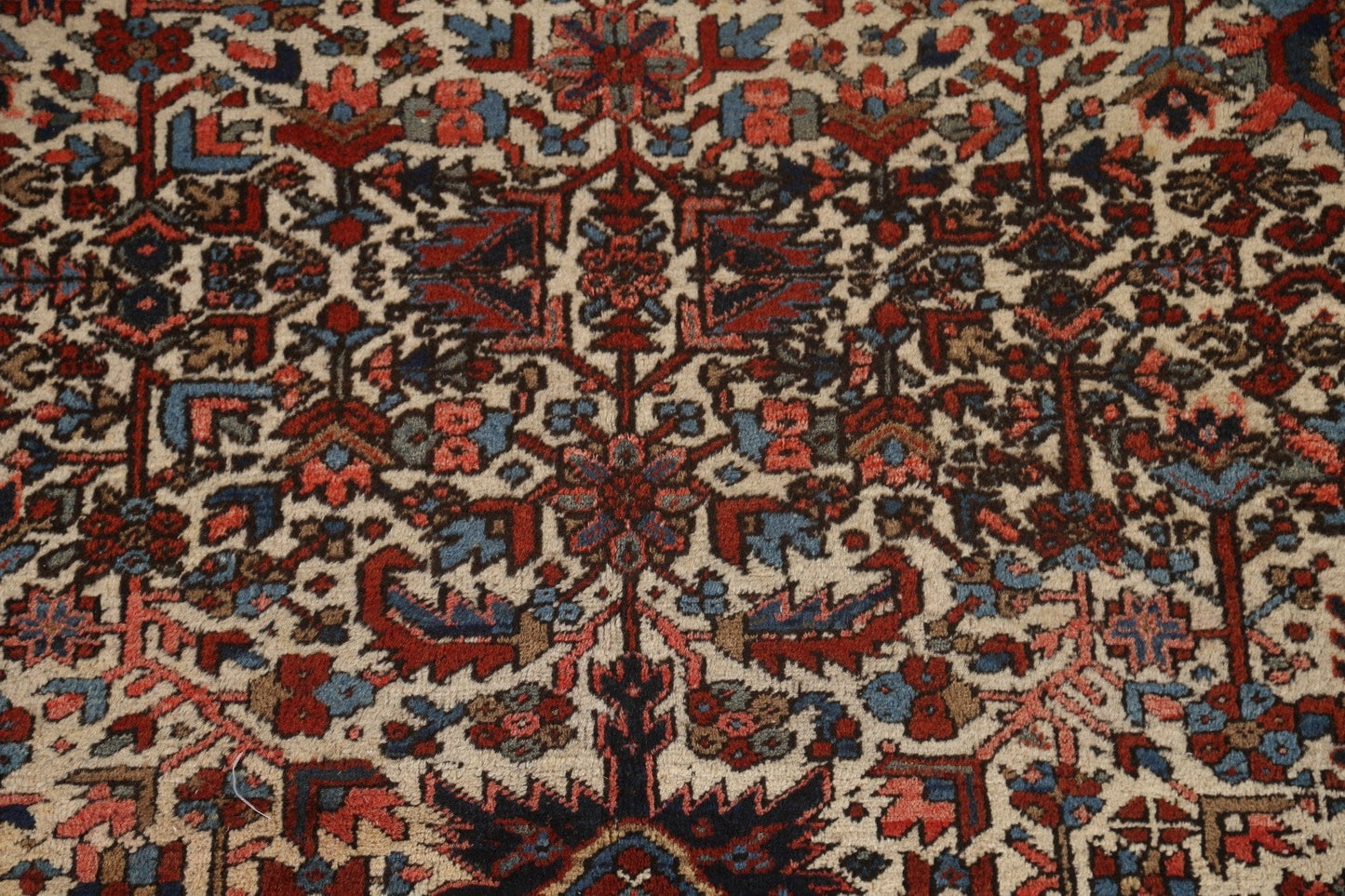 100% Vegetable Dye Heriz Persian Area Rug 7x10