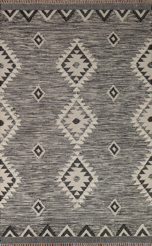 Durrie Kilim Tribal Area Rug 5x8