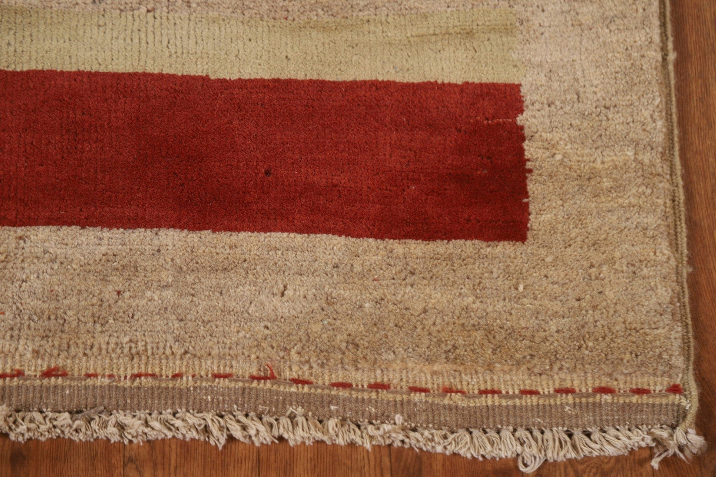 Striped Gabbeh Modern Area Rug 3x6