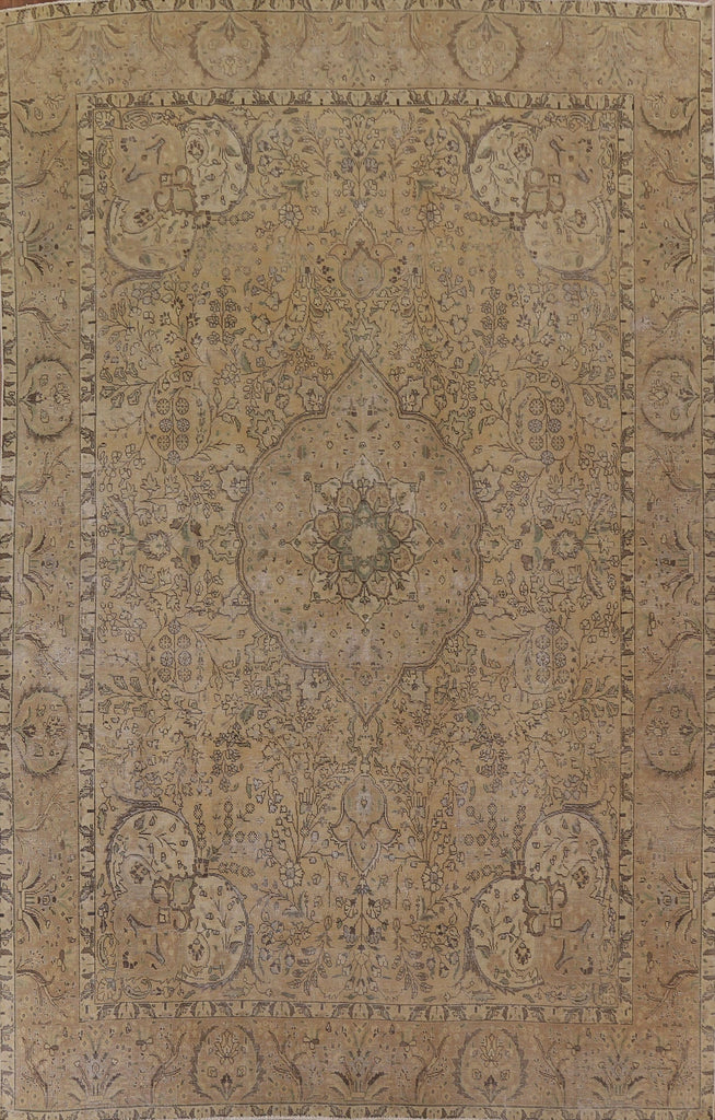 Distressed Tabriz Persian Area Rug 9x13