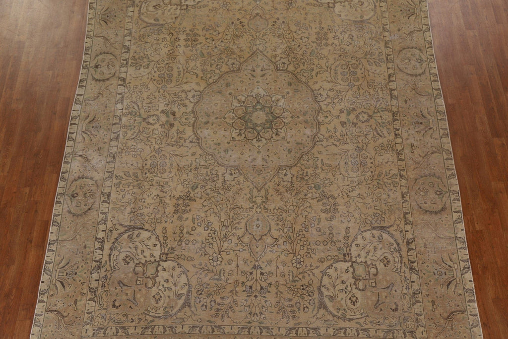 Distressed Tabriz Persian Area Rug 9x13