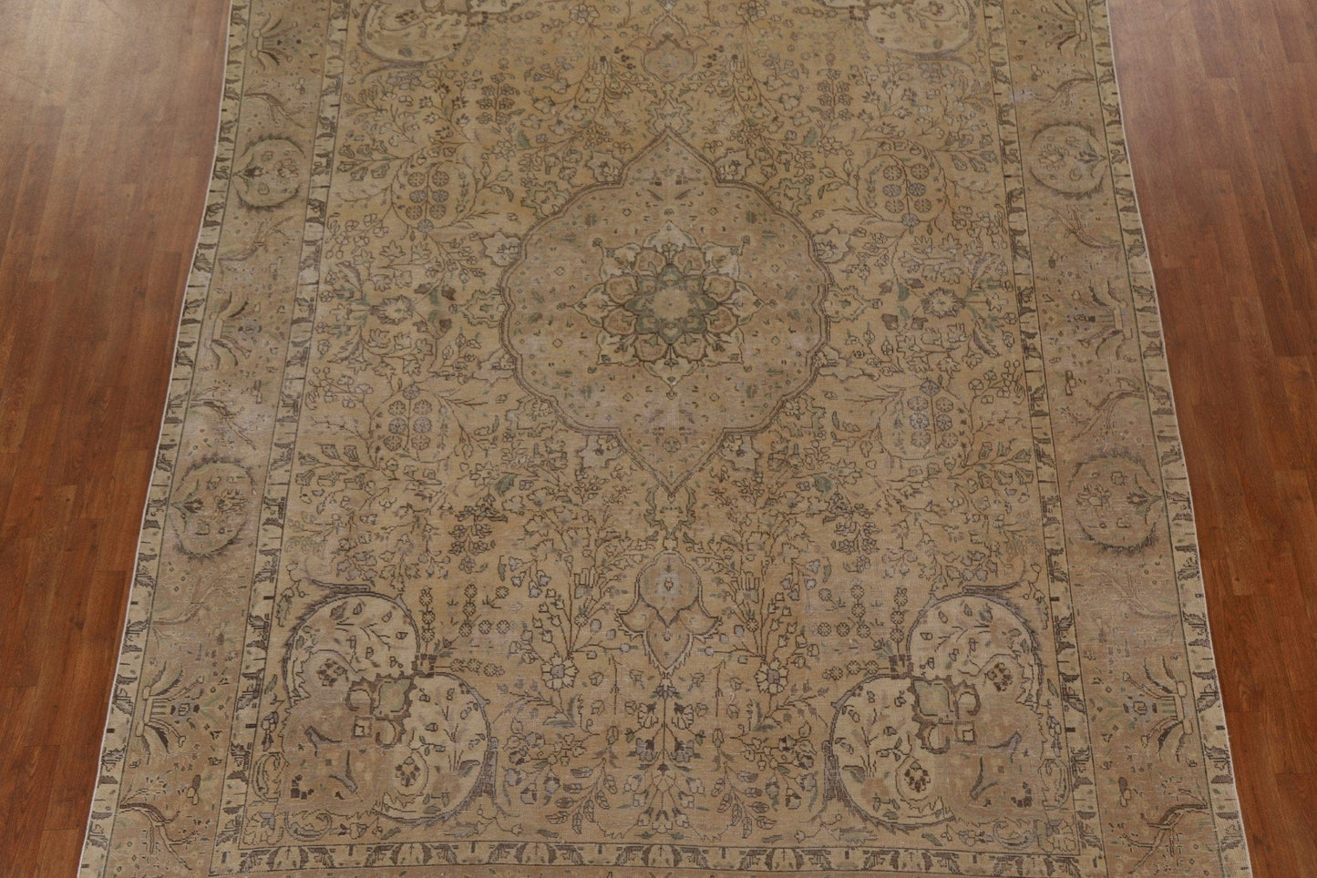 Distressed Tabriz Persian Area Rug 9x13