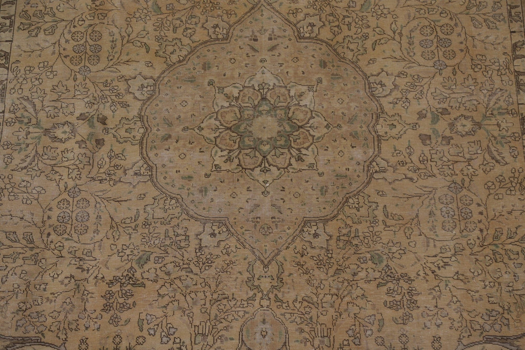 Distressed Tabriz Persian Area Rug 9x13